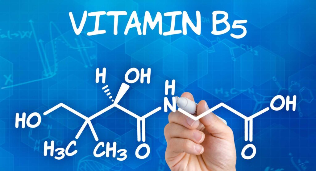 Vitamin B5 structure