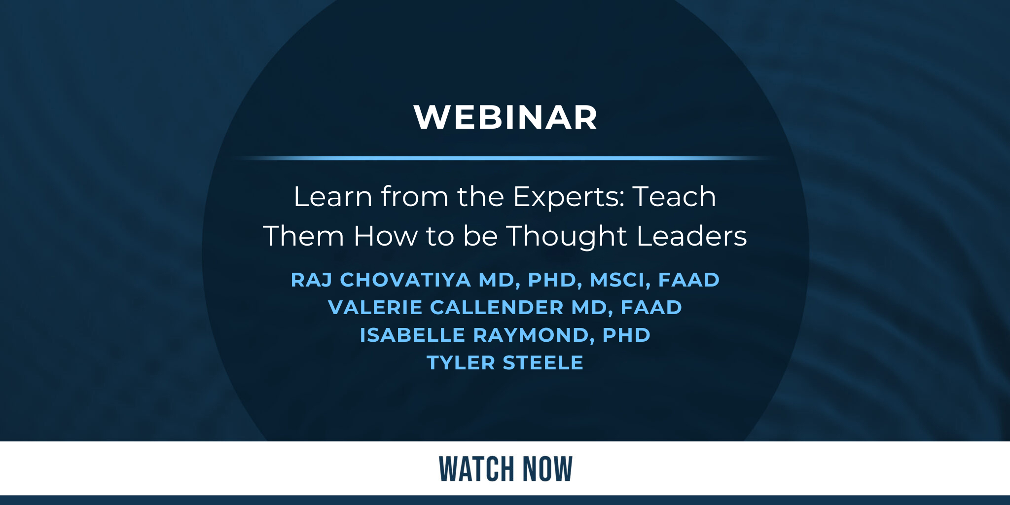 Learn from the Experts: Teach Them How to be Thought Leaders